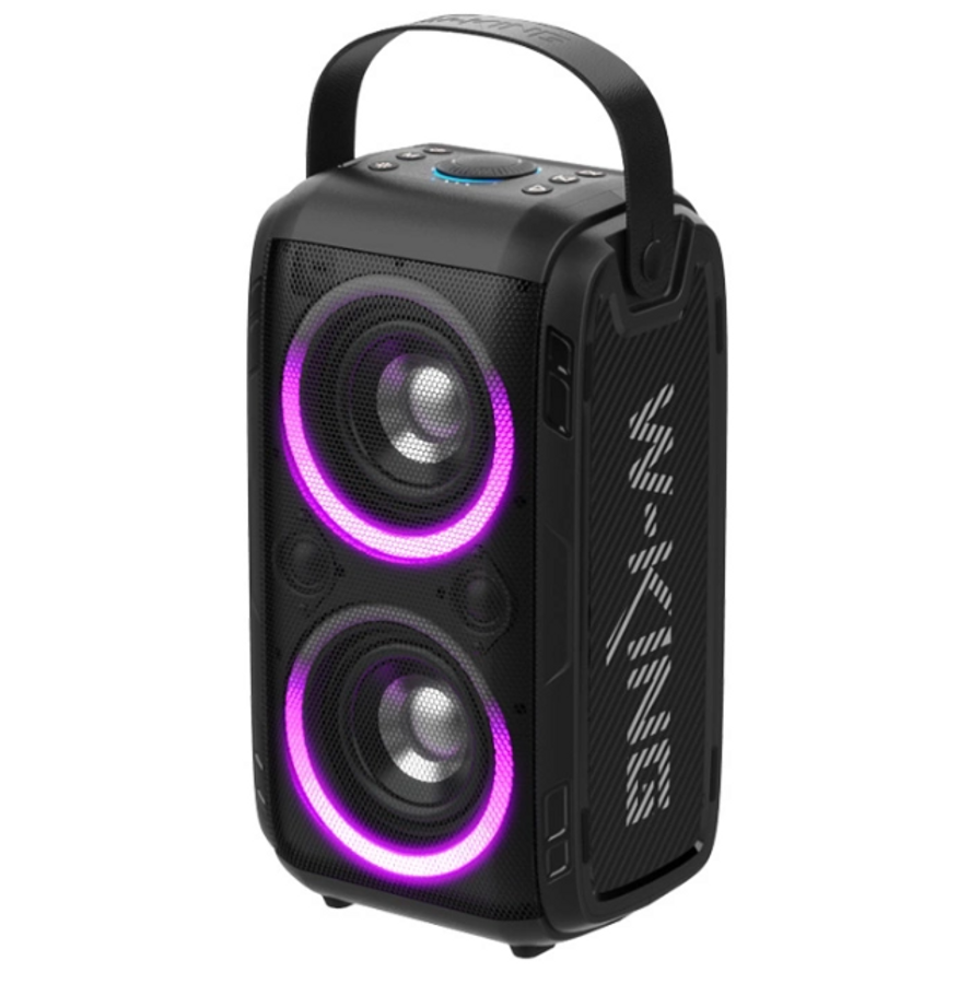 Loa Karaoke Bluetooth W-KING T9 Đèn LED RGB+ Kèm 1 Micro