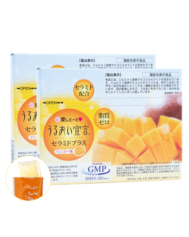 Thạch Collagen Vị Xoài Aishitoto Collagen Jelly Ceramide Mango