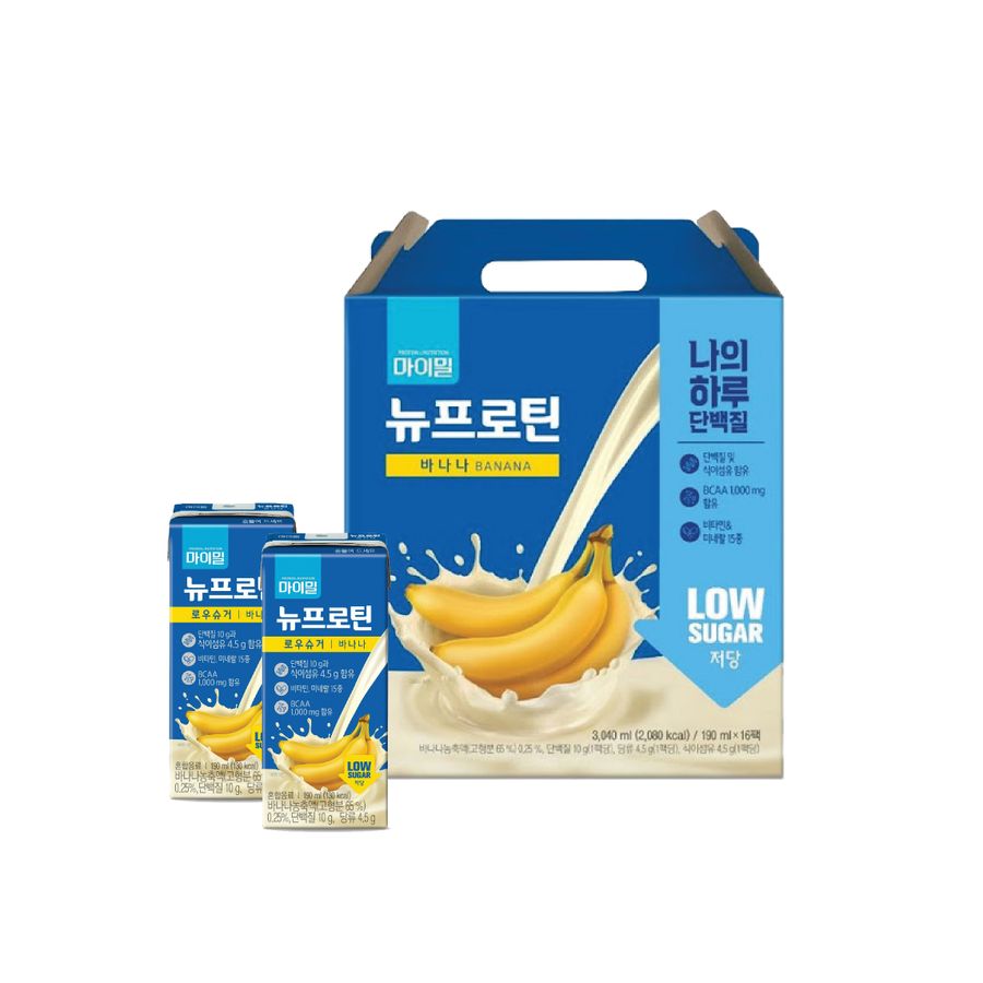 Sữa Protein Mymeal New Protein Banana Wellife Hộp 190mlx16 Hộp