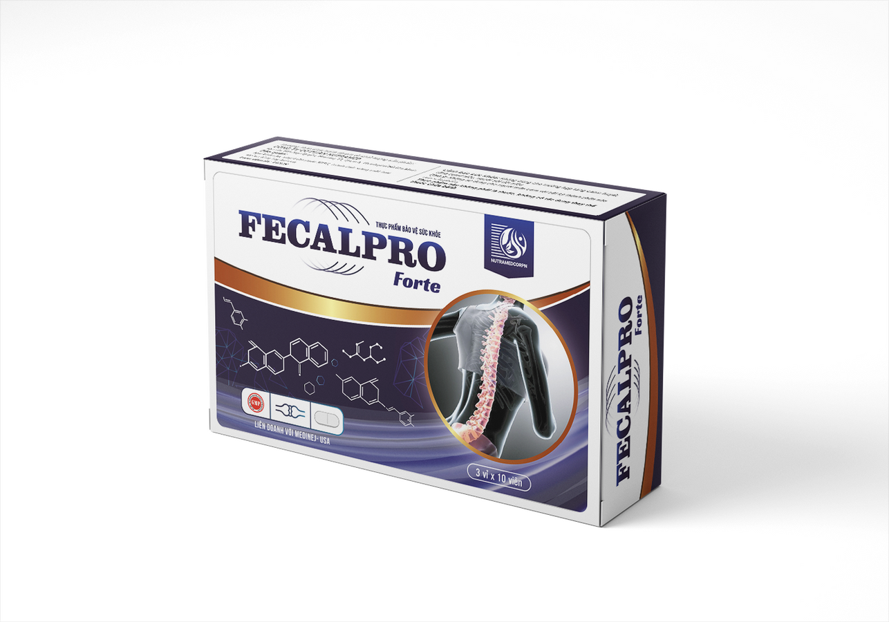 Fecalpro Forte Viên Bổ Hỗ Trợ Tái  Tạo Hệ Xương Khỏe Mạnh