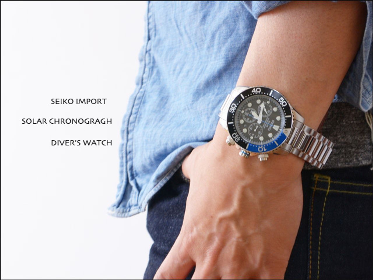 Mặt đồng hồ làm bằng tinh thể Hardlex chống va đập cực tốt, có đường kính 43mm phù hợp với người có khổ tay to
