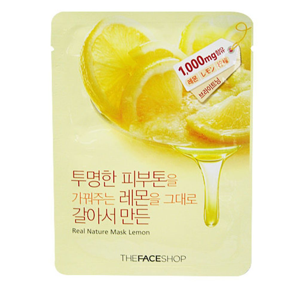 Mặt Nạ Chanh Real Nature Mask Lemon TheFaceShop