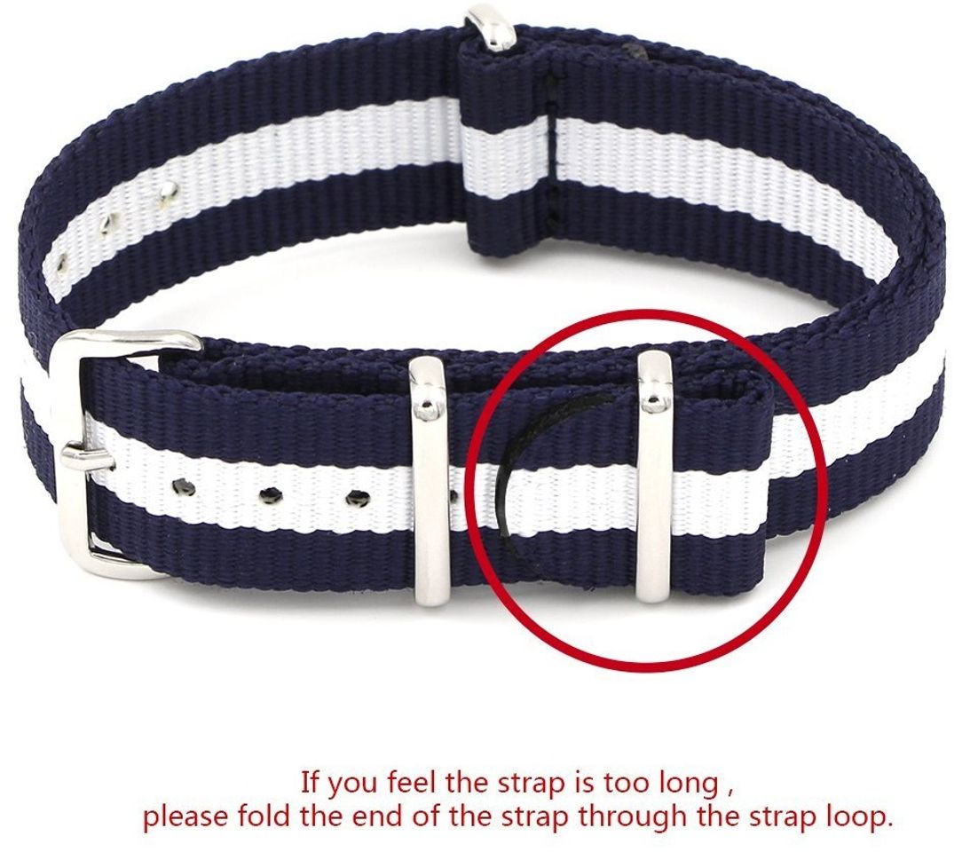 Nếu dây đeo đồng hồ quá dài, có thể gập bớt đuôi dây rồi vòng qua dây đeo
