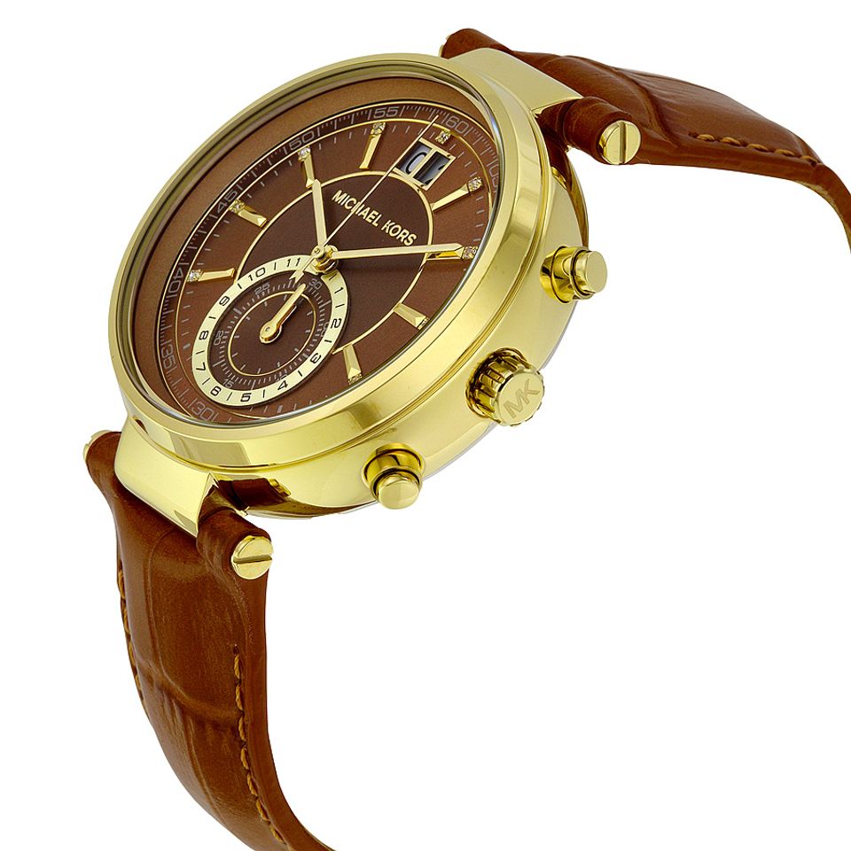 Case đồng hồ sử dụng chất liệu thép không gỉ cao cấp được mạ vàng, đánh bóng