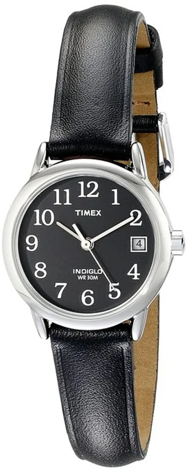 Đồng hồ Timex T2N525 dây da đen cho nữ