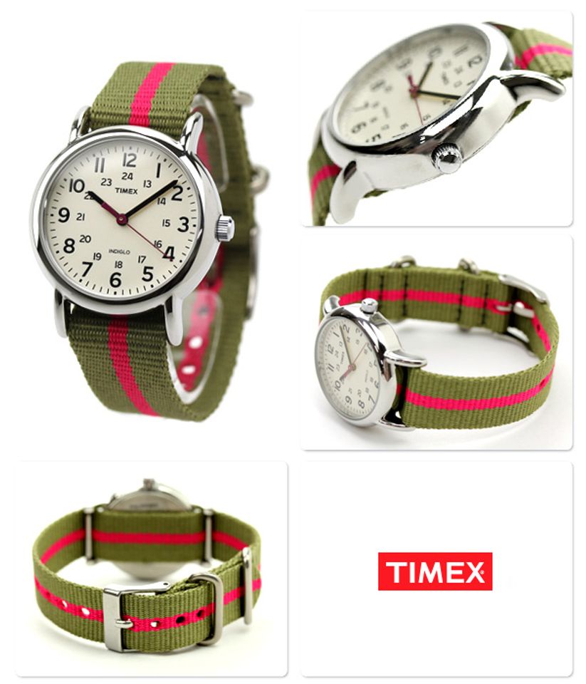 Đồng hồ Timex T2N917 dây dù xinh xắn dành cho nữ