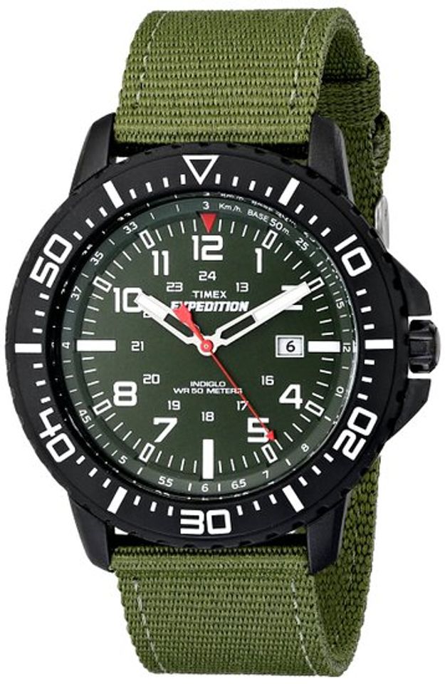 Đồng hồ Timex T499449J xanh quân đội 