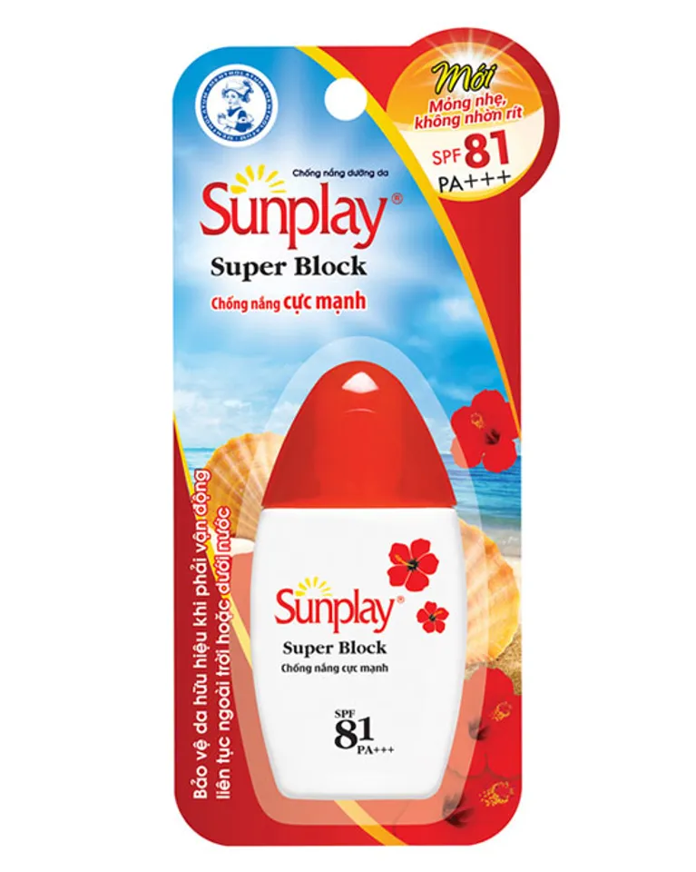 Sữa chống nắng Sunplay Super Block vừa chống nắng vừa dưỡng ẩm cho da