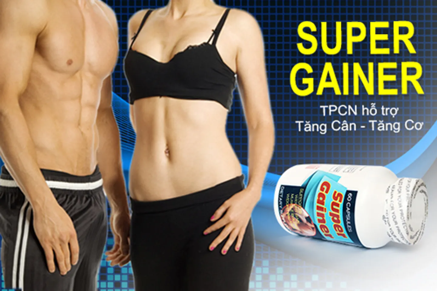 Super Gainer giúp bạn tăng cân tăng cơ tự nhiên từ sâu bên trong
