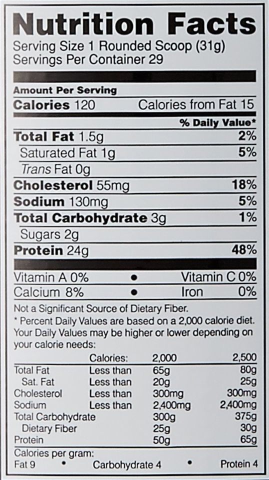 Giá trị dinh dưỡng sữa tăng cơ Whey protein - whey gold standard 100%
