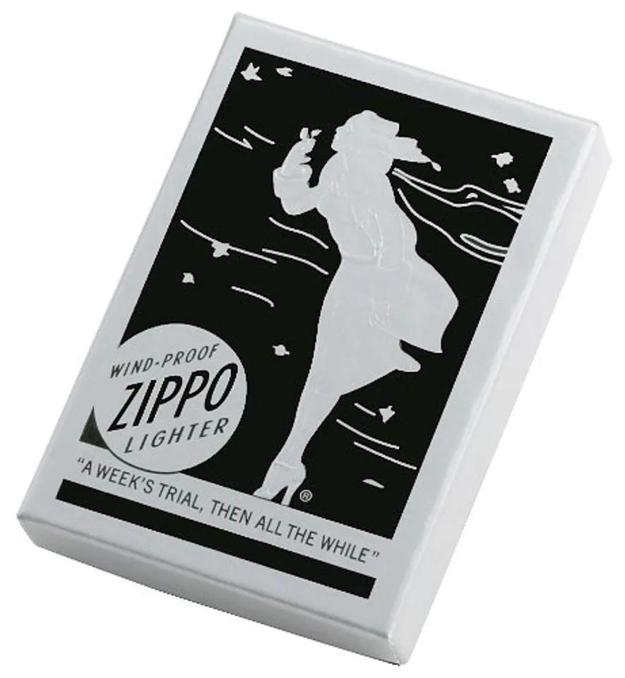 Bật lửa Zippo 1935 Replica W/Slashes Brushed Chrome 2