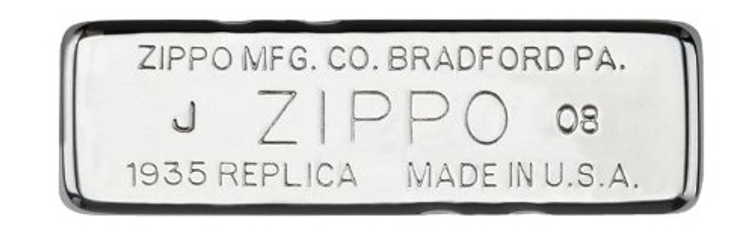 Bật lửa Zippo 1935 Replica W/Slashes Brushed Chrome 4