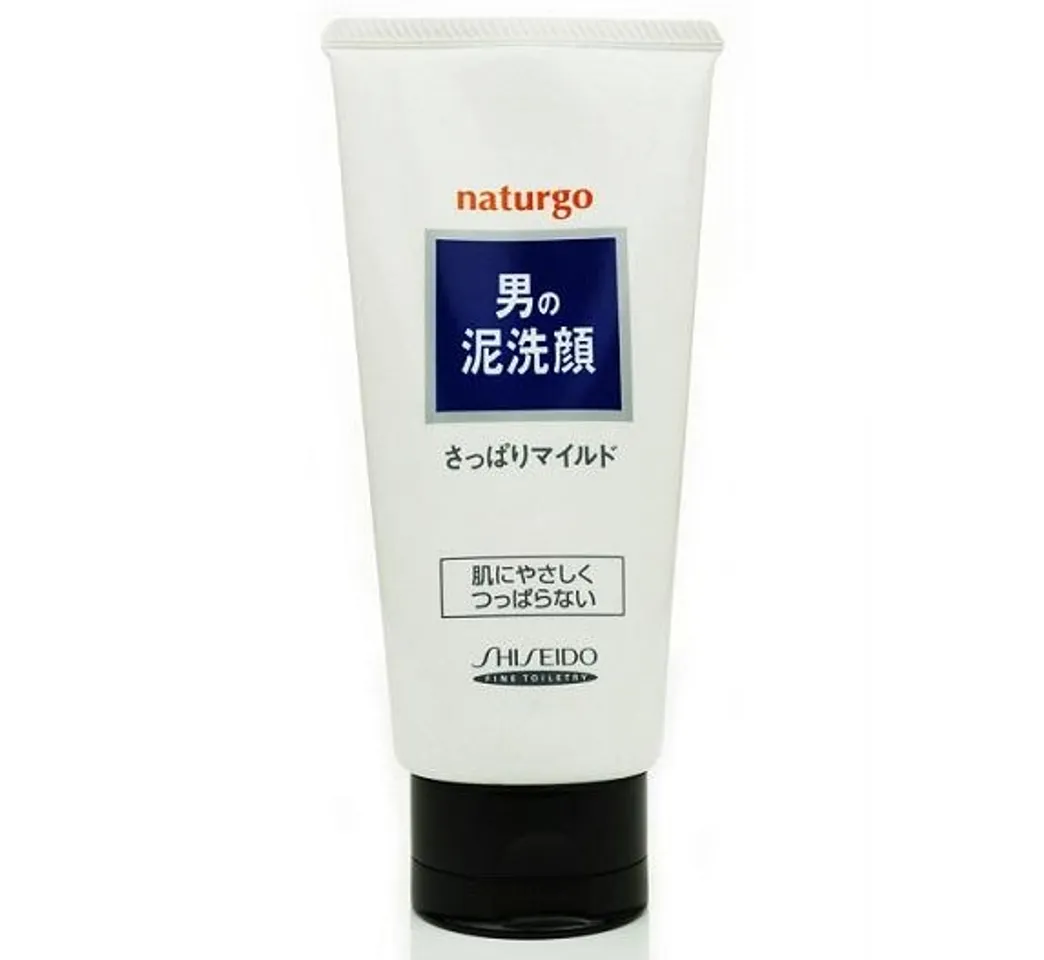 Sữa rửa mặt cho nam Naturgo Shiseido màu trắng dành cho da thường