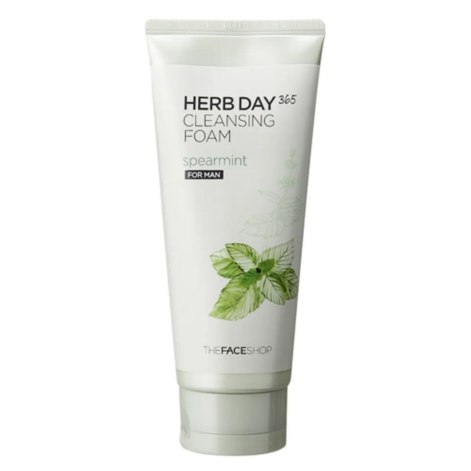 Sữa rửa mặt The Face Shop Herb Day 365 Cleansing Foam 7