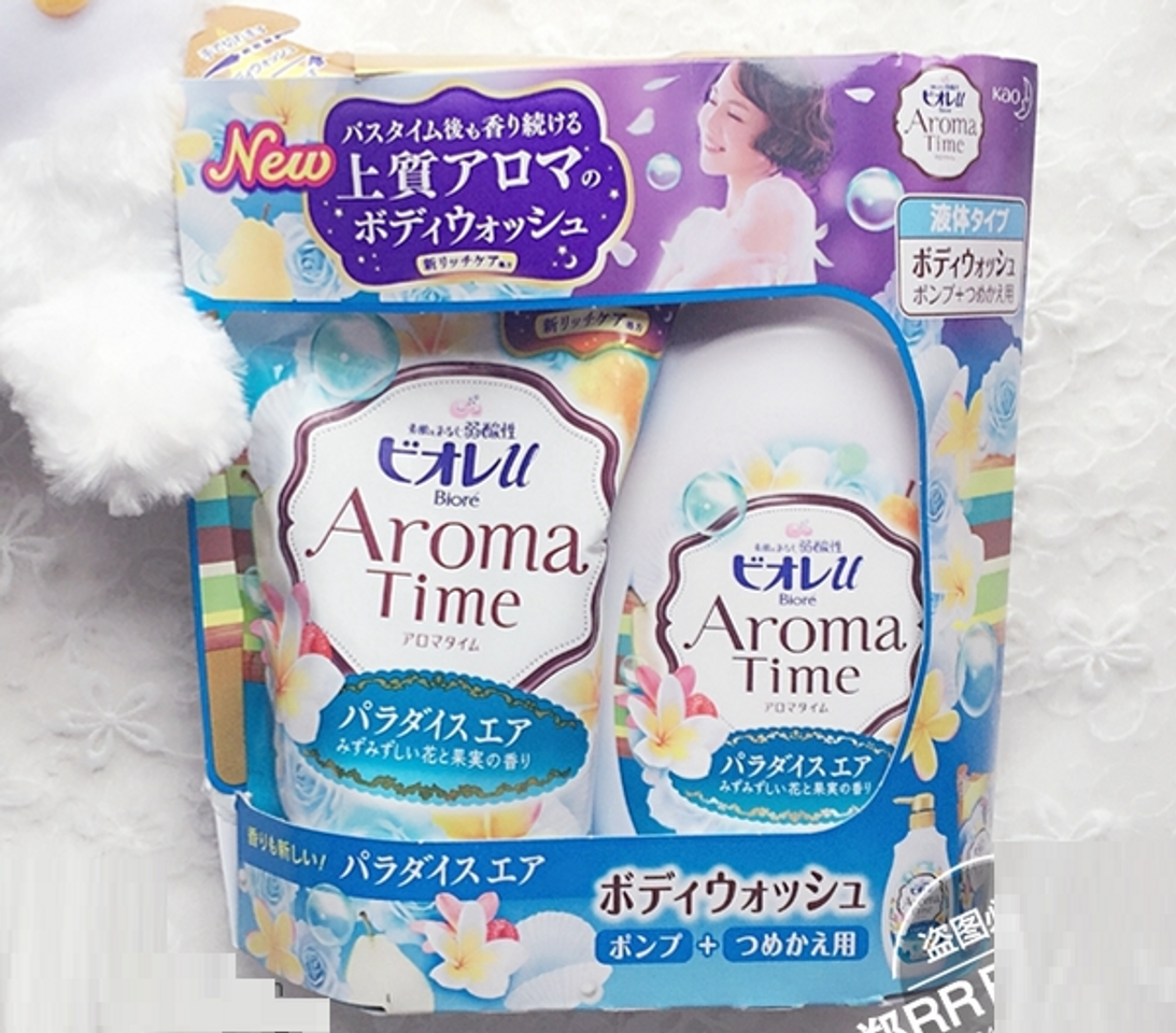 Sữa tắm Biore Aroma Time dẫn xuất Vitamin của Nhật 4