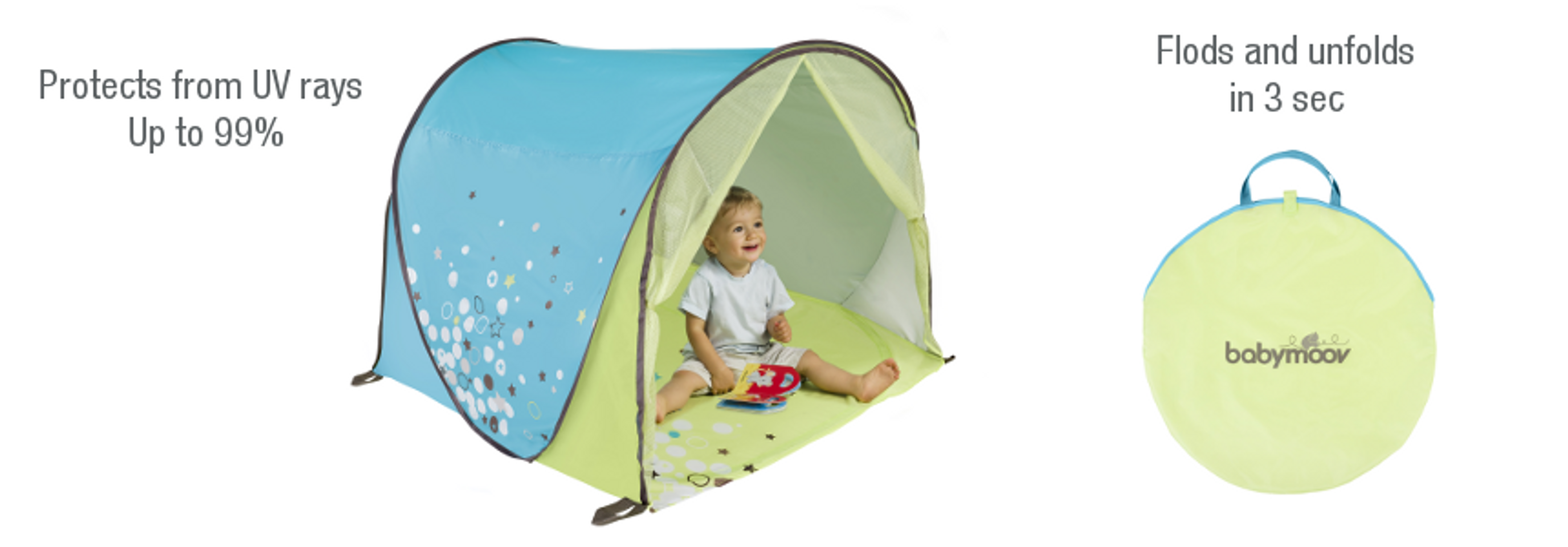 Lều cắm trại cho bé khi gấp gọn trông như 1 chiếc túi xinh xắn, siêu nhẹ, rất tiện để mang đi khắp nơi.