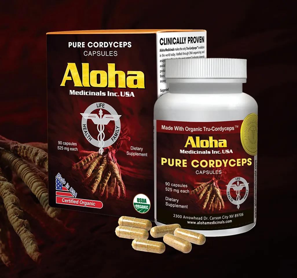 Đông trùng hạ thảo nguyên chất Aloha nguyên chất từ Mỹ