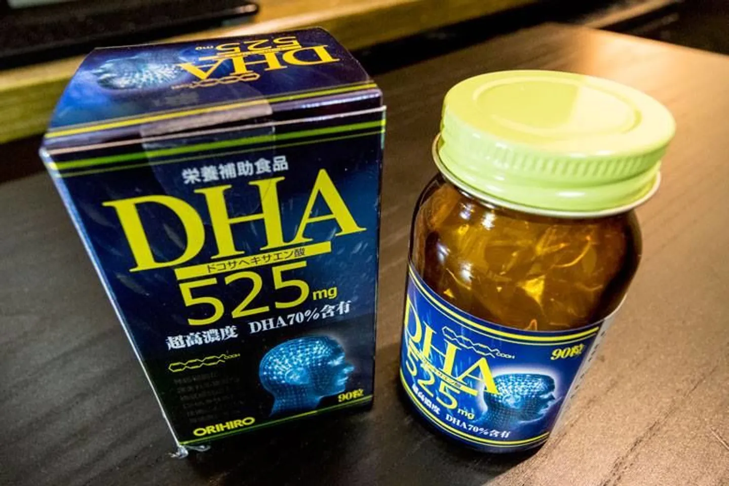 Viên uống bổ não Orihiro DHA 525mg bổ sung DHA giúp tăng cường trí nhớ hiệu quả