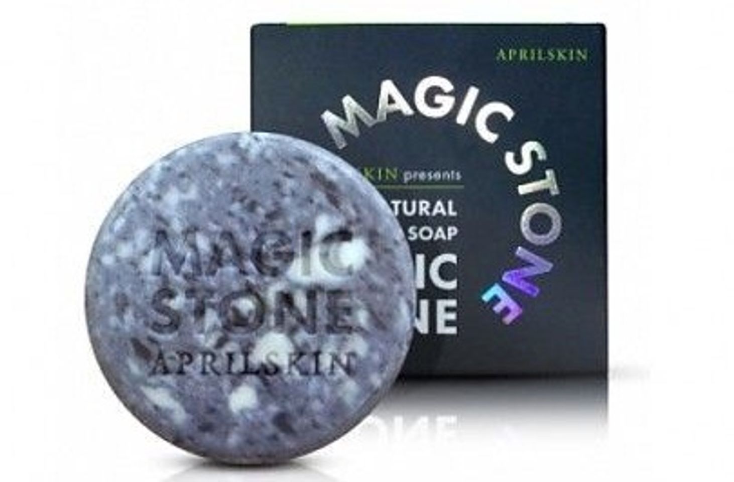 Xà phòng rửa mặt  April Skin Magic Stone được chiết xuất từ than gỗ thượng hạng vùng Gangwondo