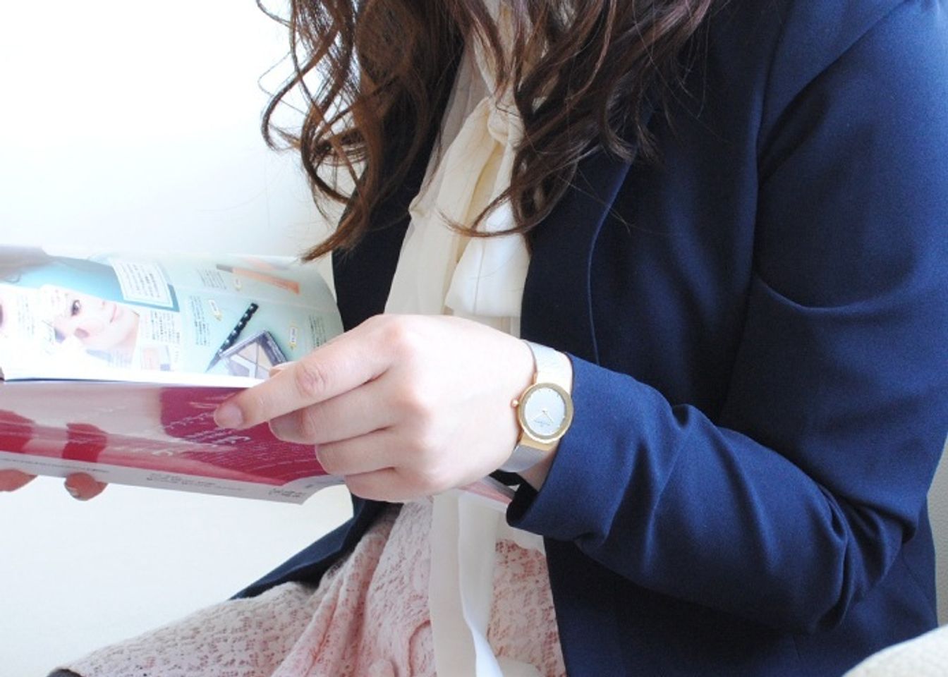 Đồng hồ Skagen nữ 358SGSCD trên tay thanh lịch, đầy sức hút