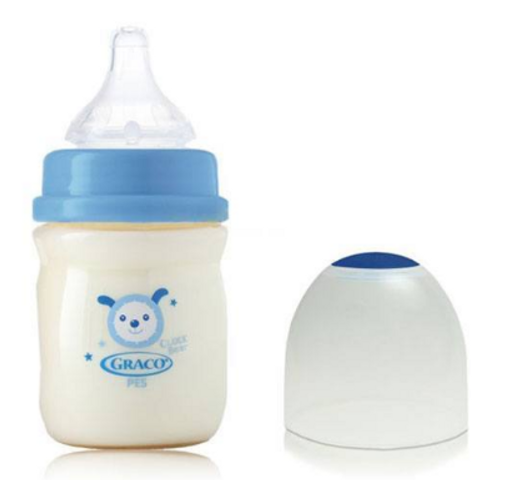 Bình sữa Graco cổ rộng 150ml múm ti siêu mềm