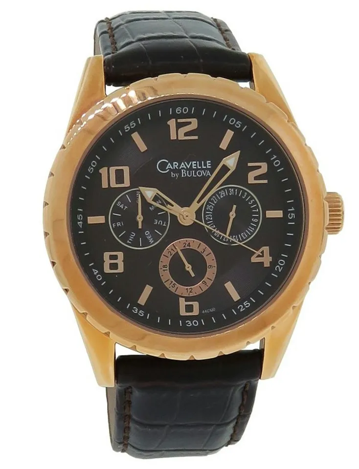 Đồng hồ Caravelle by Bulova 44C100 dây da cho nam 1