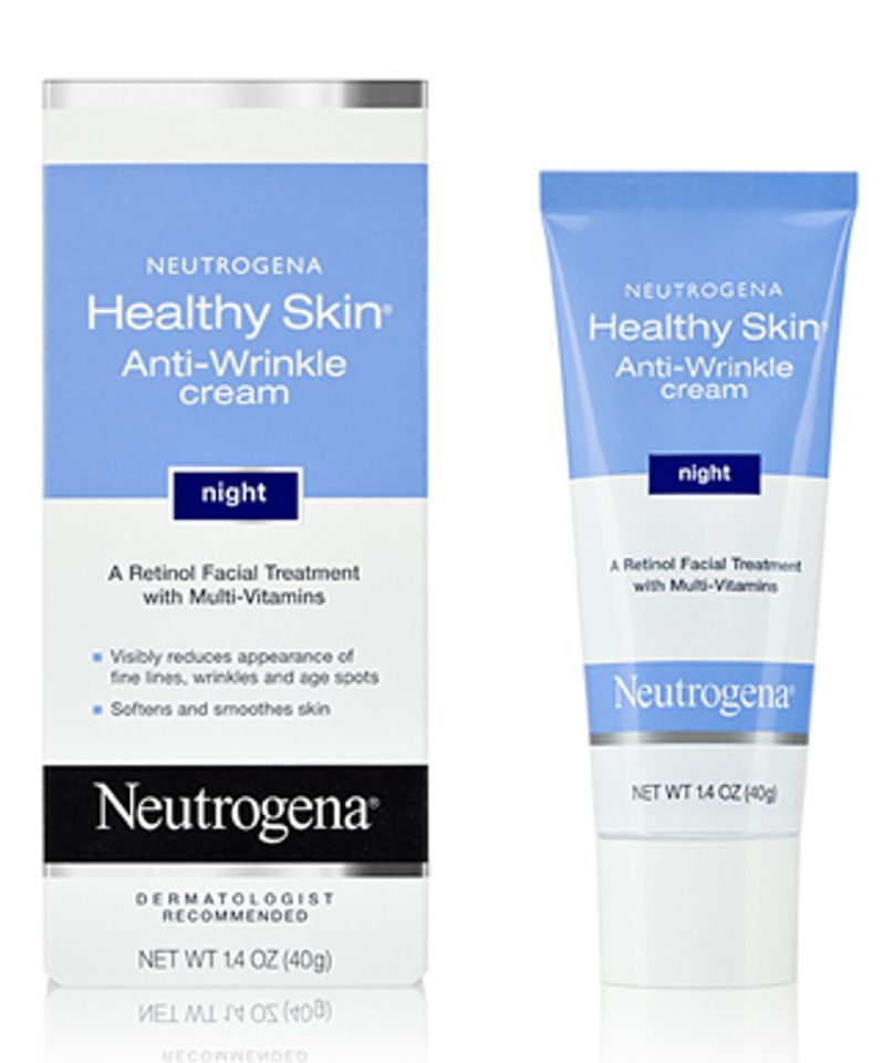 Kem dưỡng ẩm Neutrogena Healthy Skin Anti - Wrinkle Cream – Night chiết xuất Rentiol và vitamin A tinh khiết