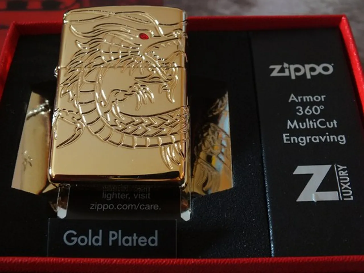Bật lửa Zippo 29265 Armor Multicut Dragon