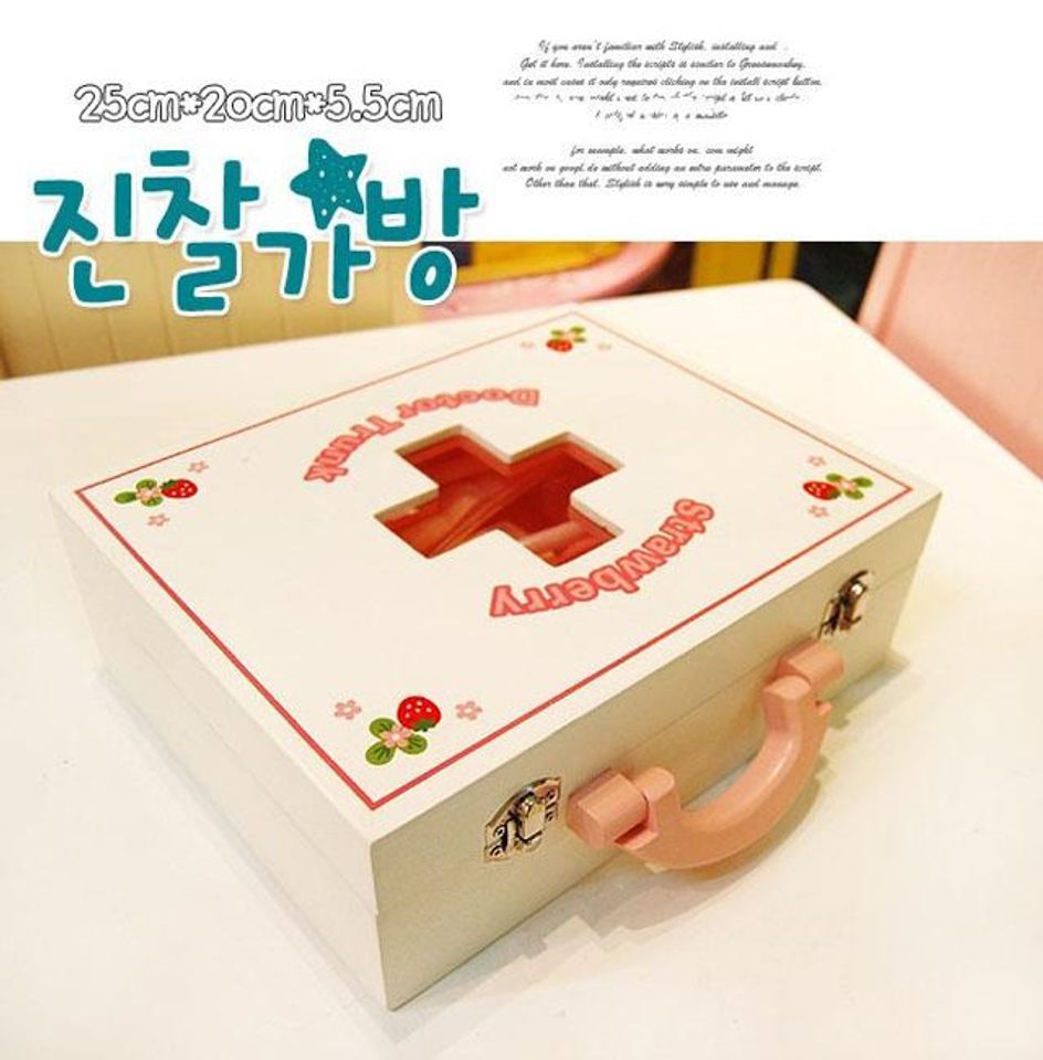 Bộ đồ chơi bác sĩ Hàn Quốc Mother Garden đựng trong chiếc hộp xinh xắn