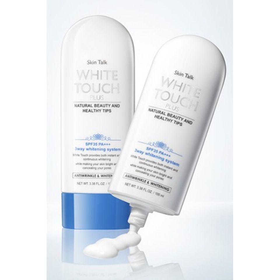 Kem dưỡng trắng da chống nắng Skin Talk White Touch Plus SPF35 PA+++ cung cấp vitamin, dưỡng ẩm và làm trắng da hiệu quả