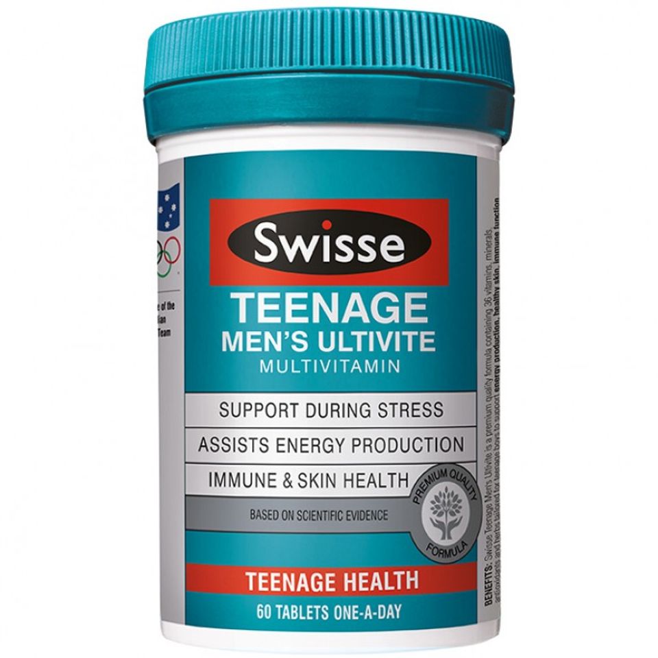 Swisse Teenage Ultitive Men’s - Vitamin tổng hợp cho nam thiếu niên