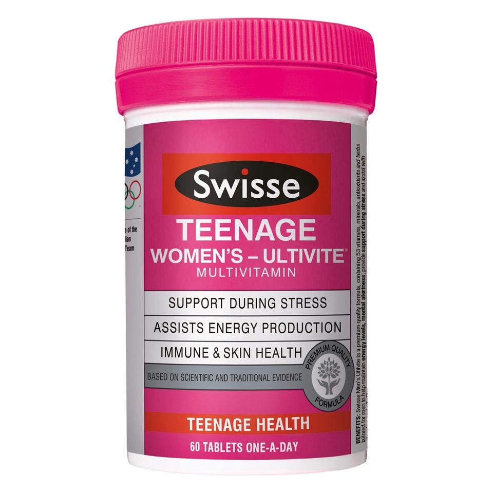 Swisse Teenage Women - Vitamin tổng hợp cho thiếu nữ 60 viên