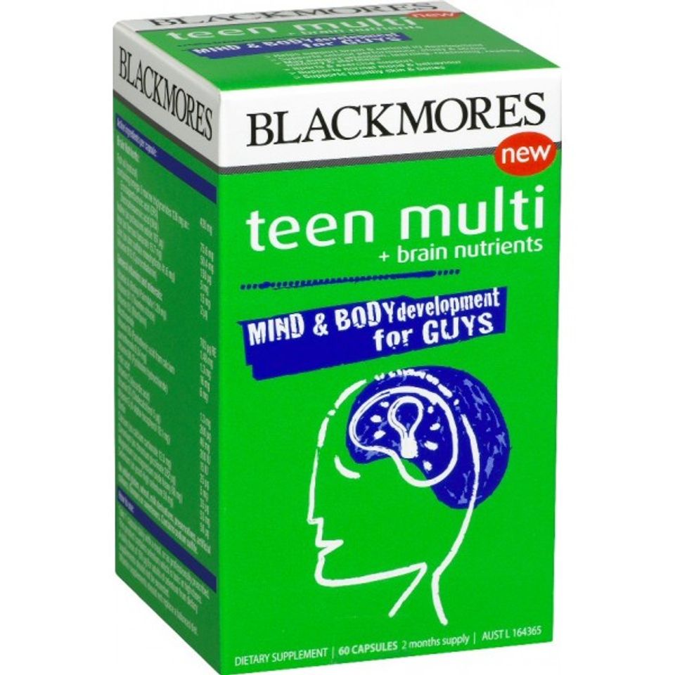 Viên bổ não tăng trí nhớ và tư duy Blackmores Teen Multi For Guys