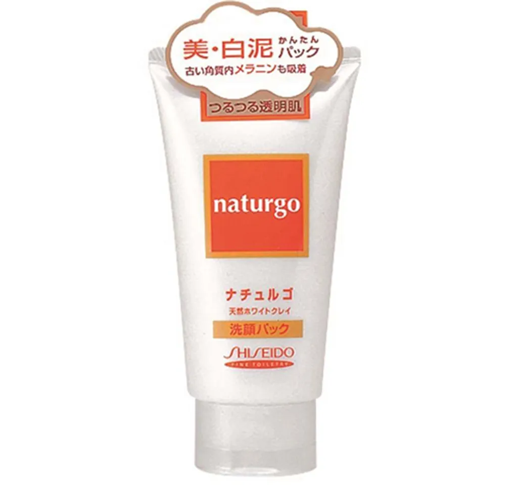 Mặt nạ đất sét trắng Shiseido Naturgo White Clay Facial Pack chứa dưỡng chất bùn non cùng thành phần đất sét trắng Italia