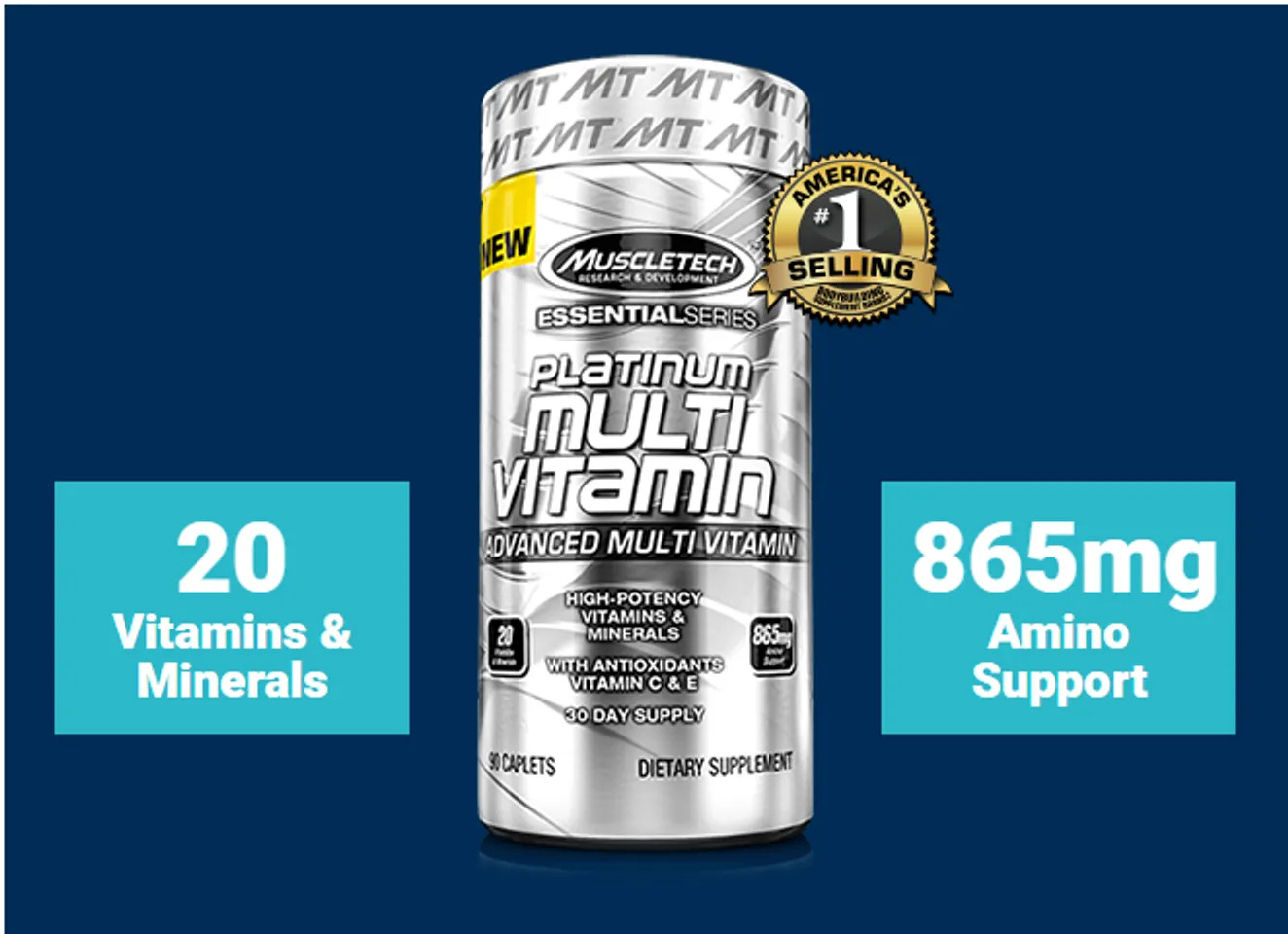 Vitamin tổng hợp Muscletech Platinum Multivitamin 90 viên