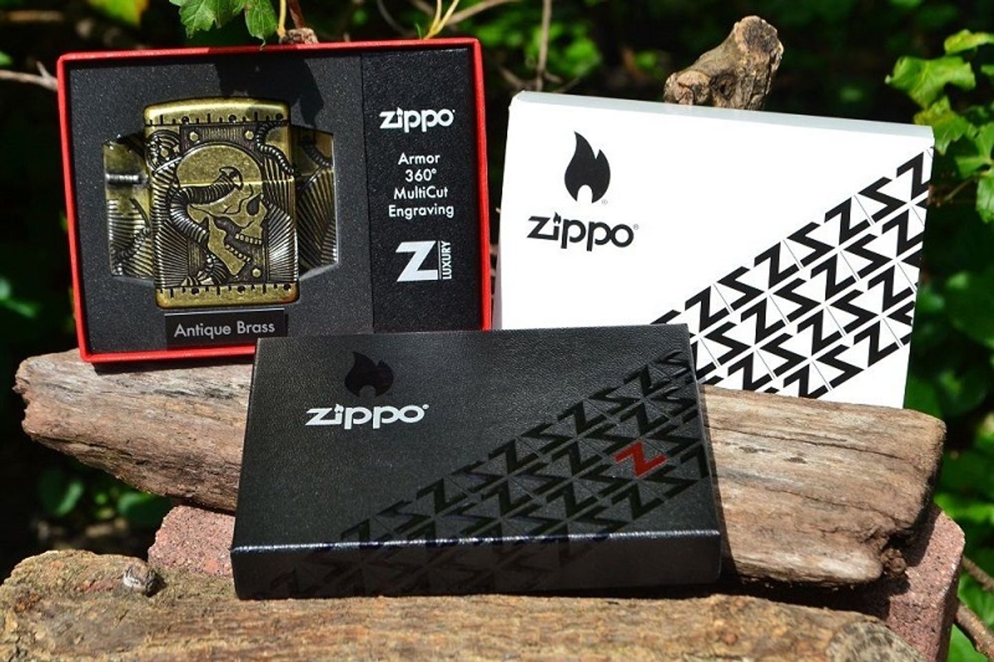 Zippo 29268 steampunk 360 multicut antique brass armor