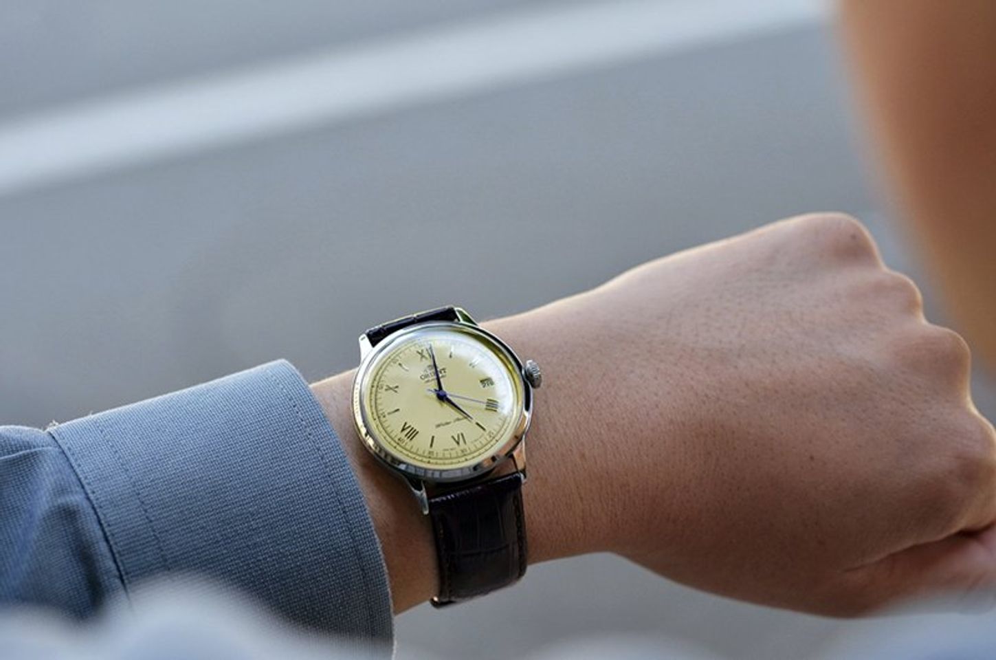 Nam tính, mạnh mẽ và đầy lịch lãm là lời khen dành cho chiếc đồng hồ Orient Automatic này