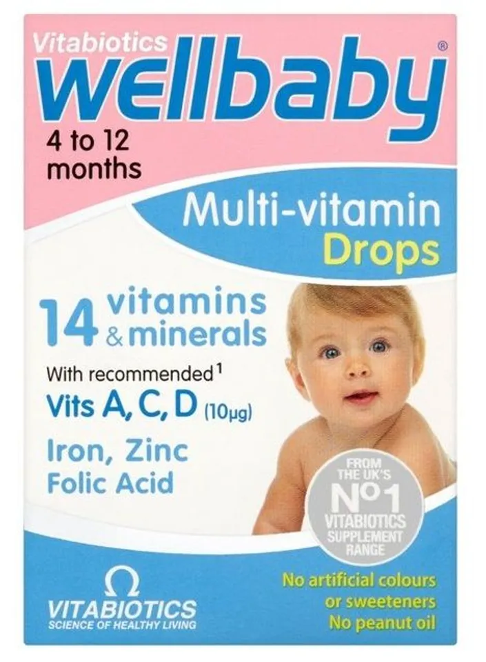 Vitamin tổng hợp Wellbaby Drops cho bé từ 4-12 tháng 2