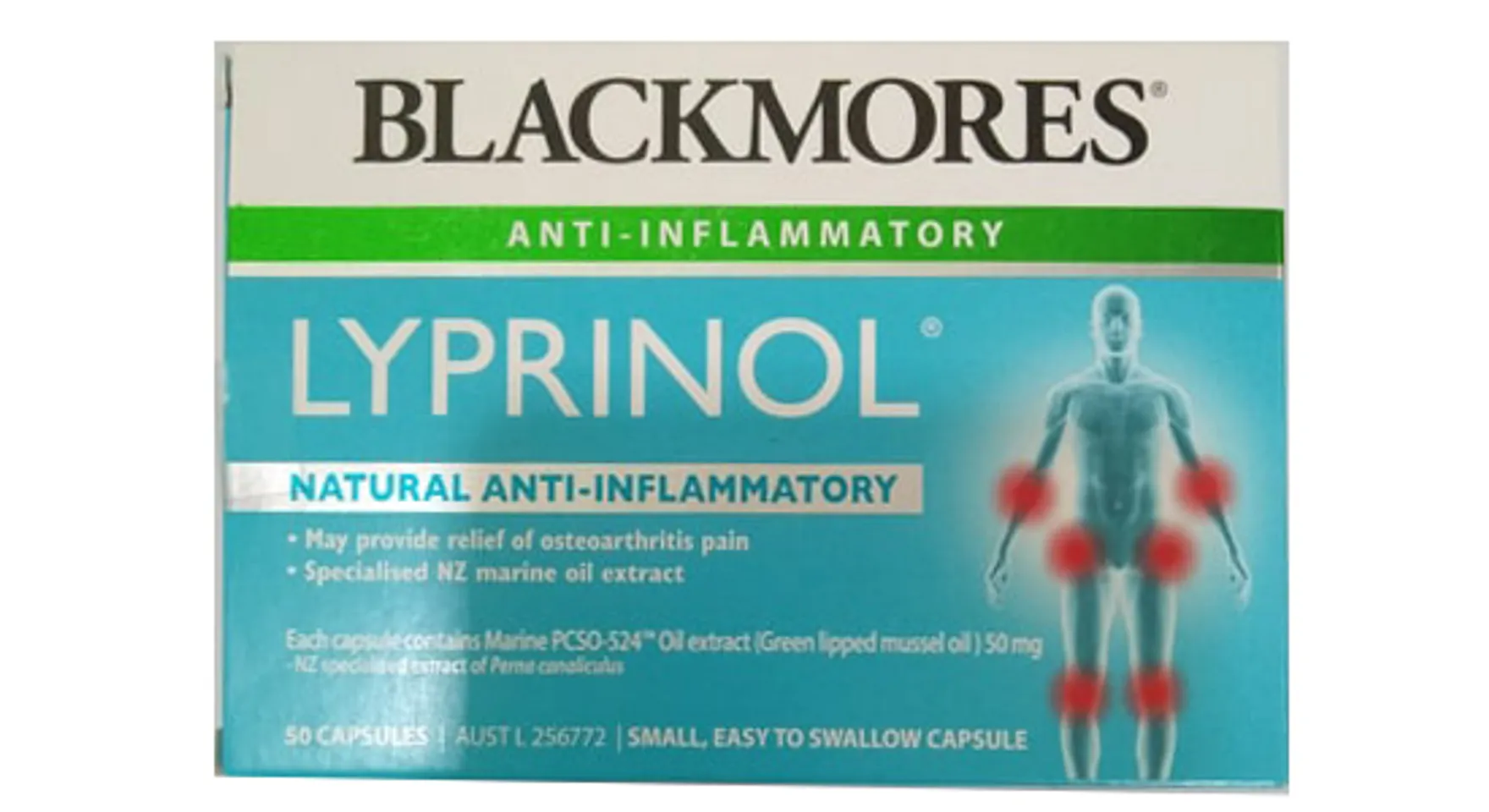 Blackmores Lyprinol – Giảm đau xương khớp hộp 50 viên 1