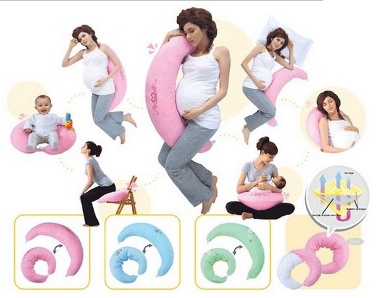 Gối &ocirc;m cho b&agrave; bầu loại n&agrave;o tốt? ưu &dstrok;iểm của gối &ocirc;m b&agrave; bầu