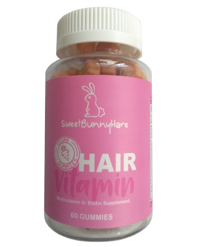 Hair Vitamin Sweet Bunny Vegan - Kẹo dẻo hỗ trợ mọc tóc