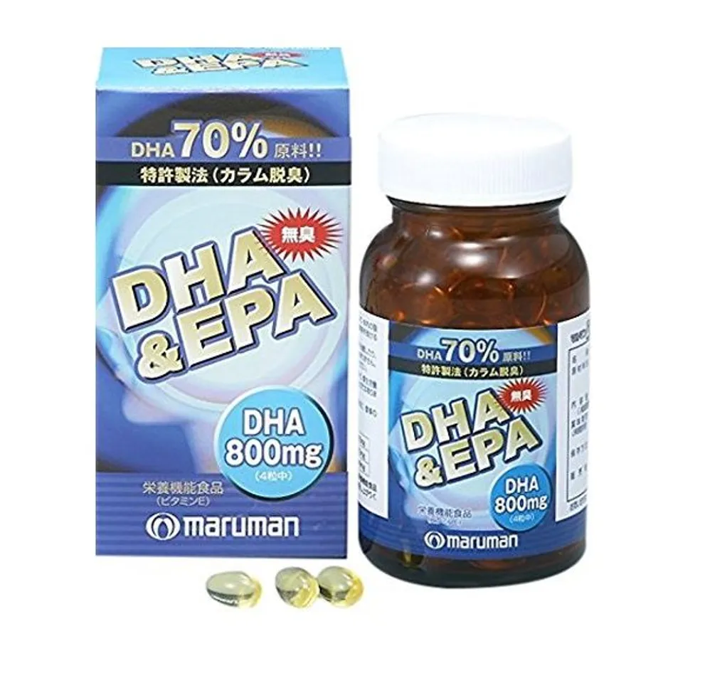 Viên uống bổ não DHA & EPA Maruman 800mg