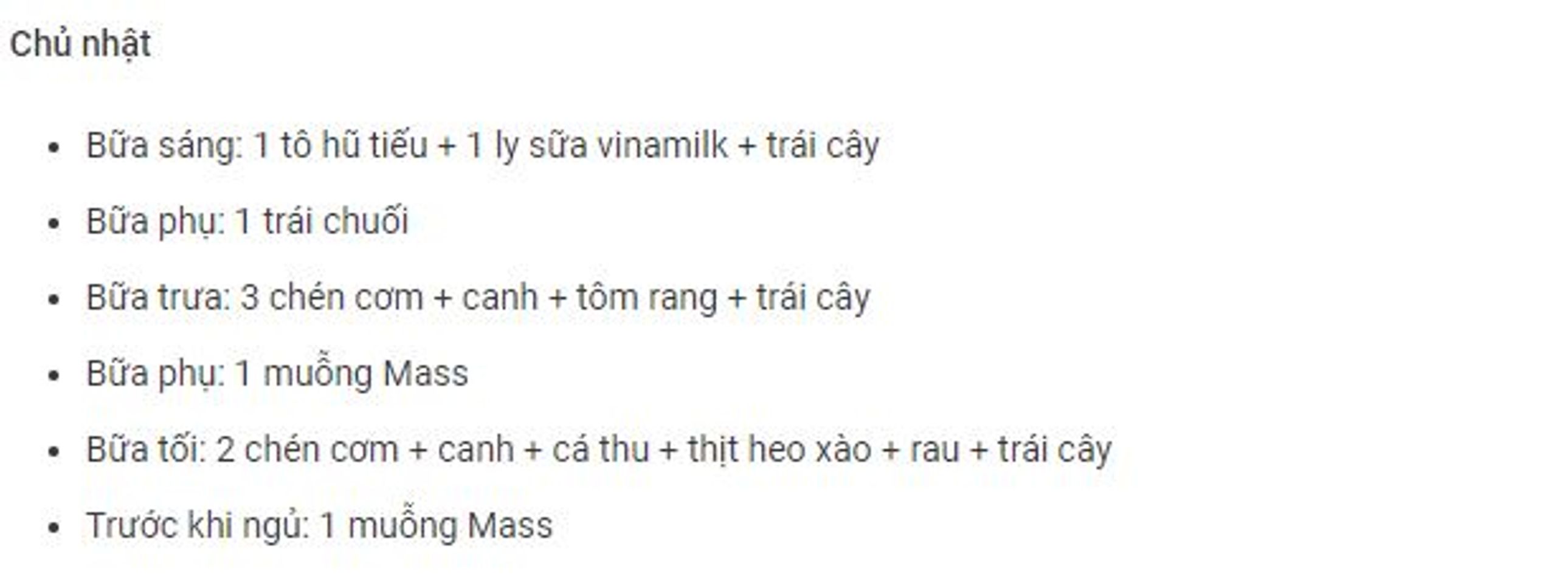 Sữa tăng cân Premium Mass Gainer và thực đơn chi tiết cho nam gầy tập Gym