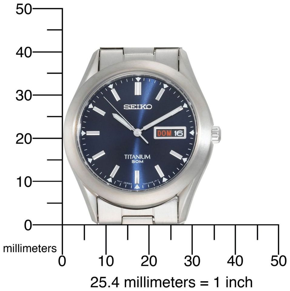 Đồng hồ Seiko cho nam SGG709 có đường kính mặt 37mm, độ dày 8mm