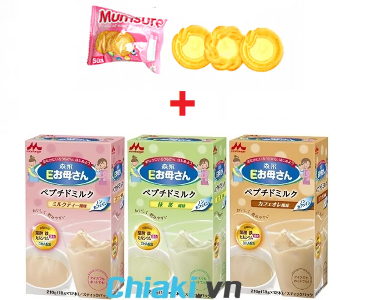 Bánh Mumsure kết hợp hoàn hảo với sữa bầu Morigana