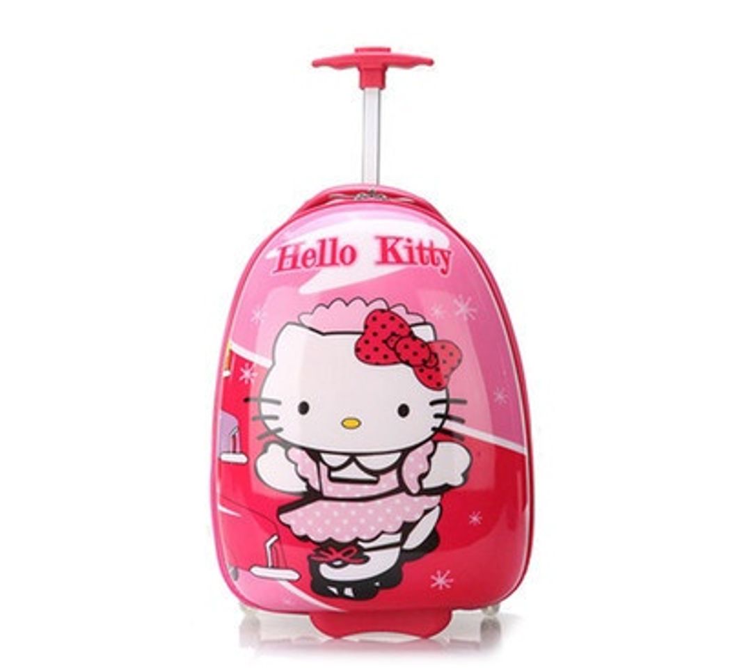 Vali kéo Hello Kitty màu sắc tươi sáng, kiểu dáng ngộ nghĩnh, họa tiết đáng yêu