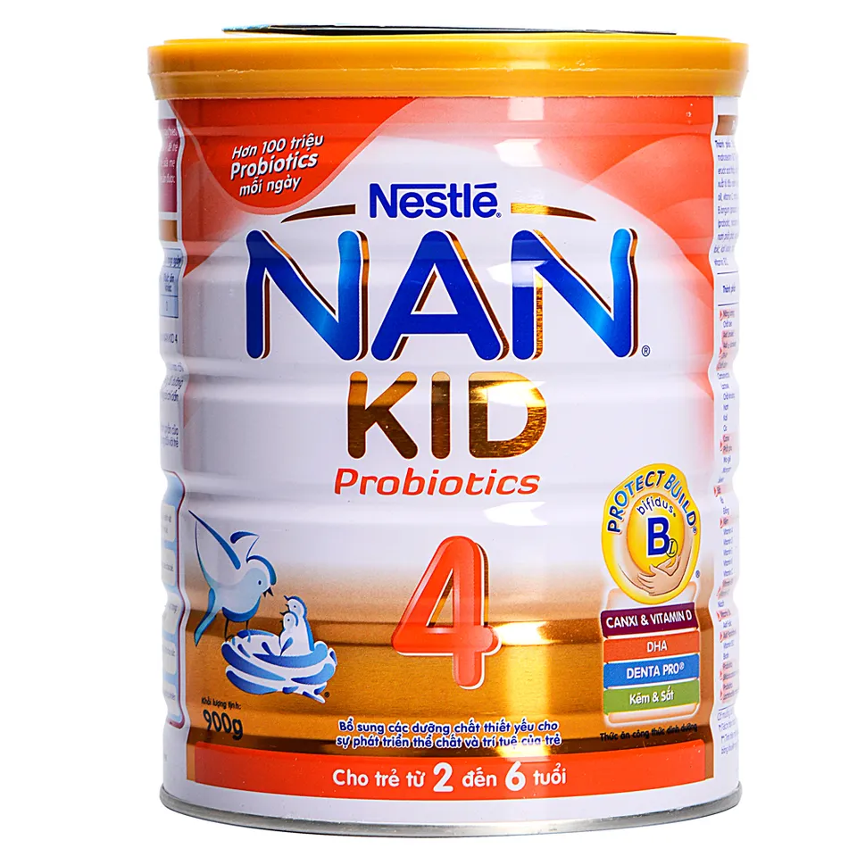 Sữa Nan Nga Kid 4 (900g) cho bé từ 2-6 tuổi
