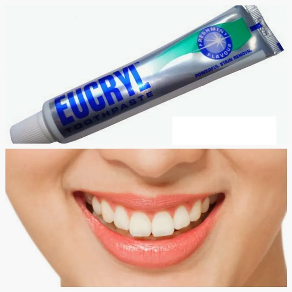 Hiệu quả trắng răng của kem đánh răng Eucryl toothpaste