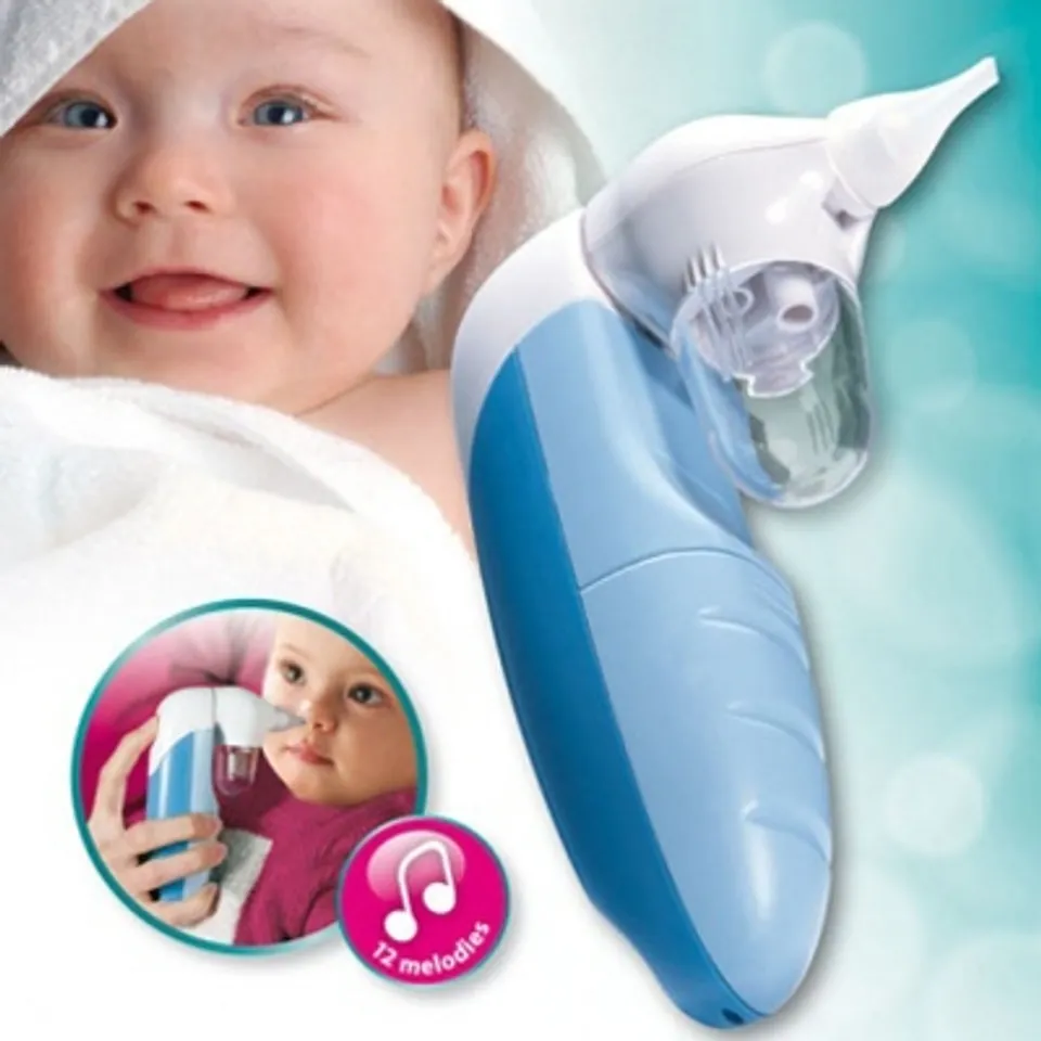Máy hút mũi Graco trẻ em có đầu hút mũi bằng silicol siêu mềm không làm tổn thương niêm mạc mũi bé
