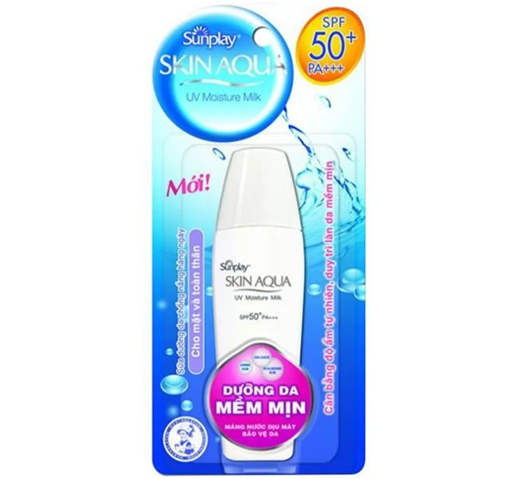 Sunplay Skin Aqua UV Moisture Milk SPF50, PA+++ chống nắng, dưỡng ẩm cho da